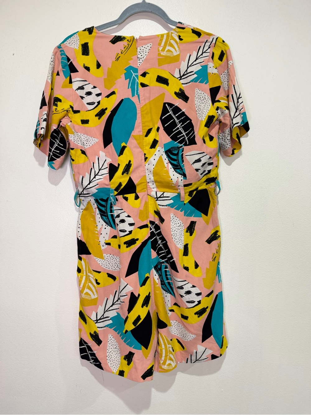 Atelier Bingo x Gorman Silk Linen Printed Romper Gone Bananas AU 10 US 6 - Picture 9 of 14